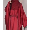Abaya 4 Pc Set - Maroon