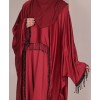 Abaya 4 Pc Set - Maroon