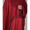 Abaya 4 Pc Set - Maroon