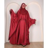 Abaya 4 Pc Set - Maroon