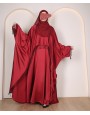 Abaya 4 Pc Set - Maroon