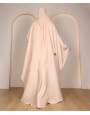 Abaya 4 Pc Set - Cream