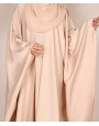 Abaya 4 Pc Set - Cream
