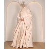Abaya 4 Pc Set - Cream