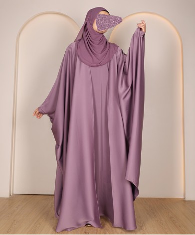 Abaya 4 Pc Set - Mauve