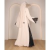Abaya 4 Pc Set - Cream