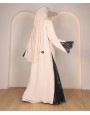 Abaya 4 Pc Set - Cream