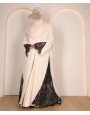 Abaya 4 Pc Set - Cream
