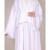 Abaya 4 Pc Set - White