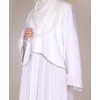 Abaya 4 Pc Set - White