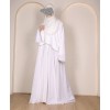 Abaya 4 Pc Set - White