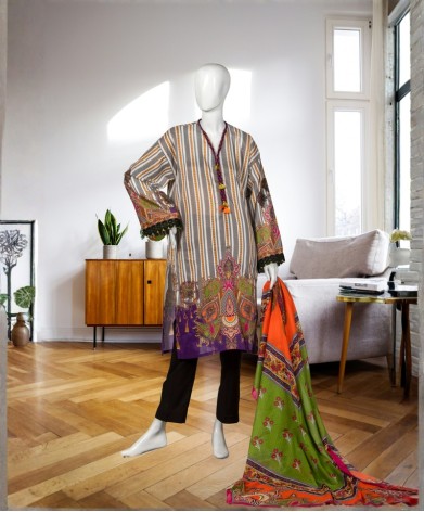 Funky 3Pc Stitched Suit