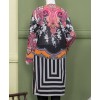 MONOCHROME PAISLEY 1PC KURTI STITCHED