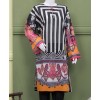 MONOCHROME PAISLEY 1PC KURTI STITCHED