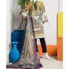 PRINTED PAISELY BAND COLLAR 3 PC SUIT STITCHED