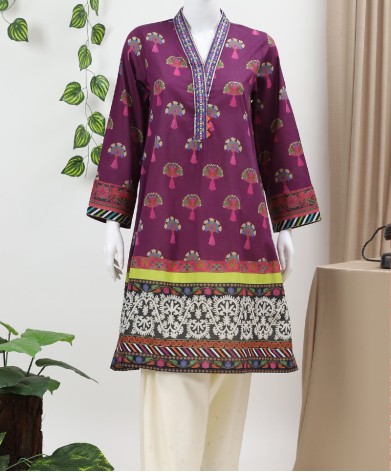 GARDEN BELLS 1PC STITCHED KURTI