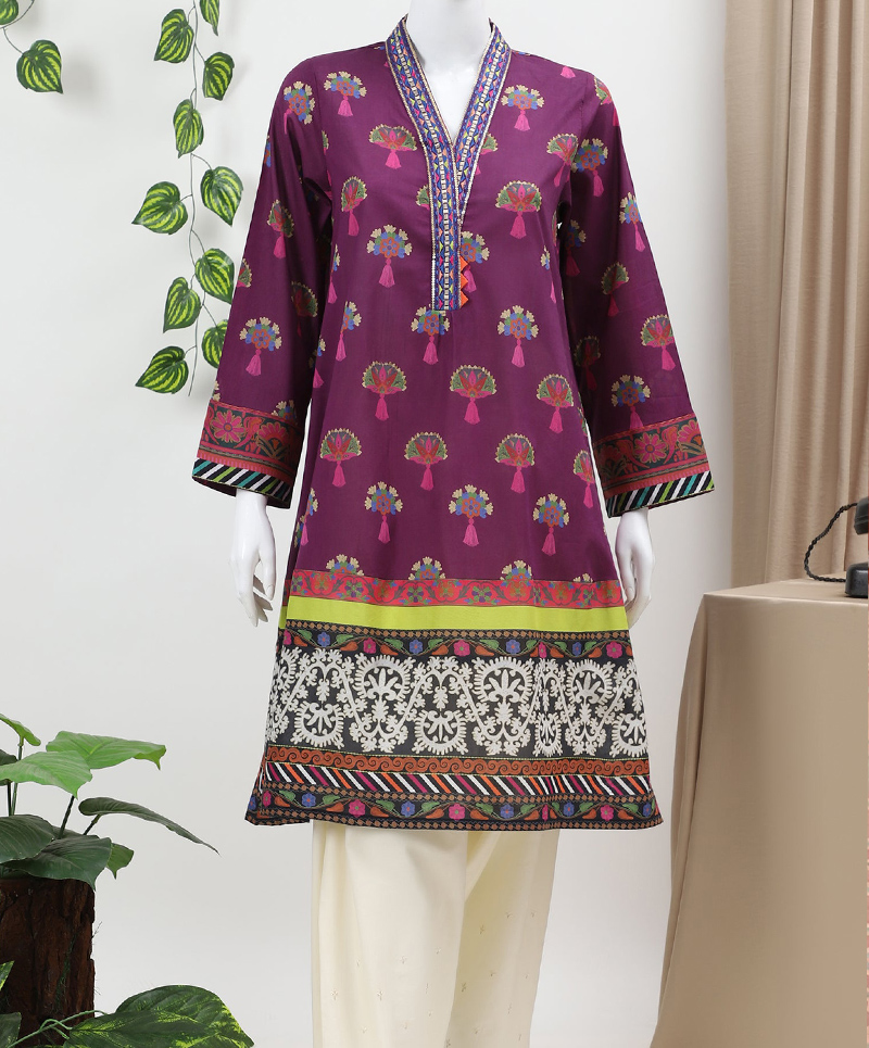 GARDEN BELLS 1PC STITCHED KURTI