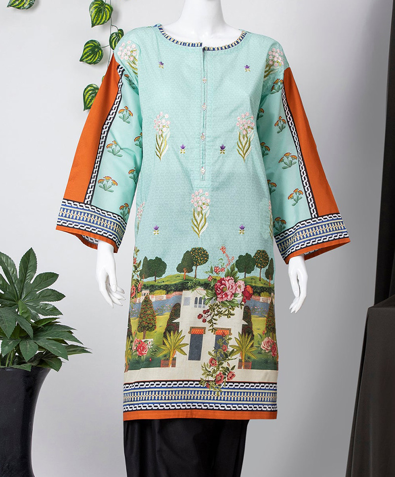 Aqua 1 Pc Stitched Kurti