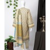 Bahara Printed Lawn 3Pc Stitched Suit