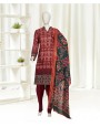 Bahara 3Pc Stitched Suit