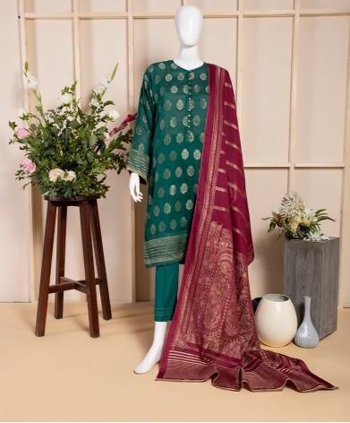 Aadin Jacquard 3Pc Stitched Suit