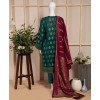 Aadin Jacquard Green 3Pc Stitched Suit
