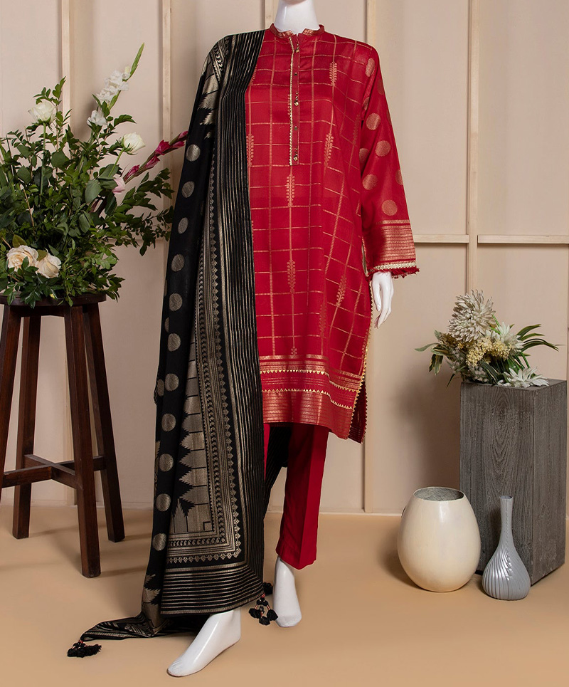 Hoosky Jacquard 3 Pc Suit