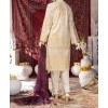 Ivory God Embroidered 3 Pc Suit