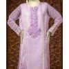 Organza 2Pc Stitched Suit-Purple