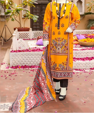 Damars 3 Pc Stitched Suit