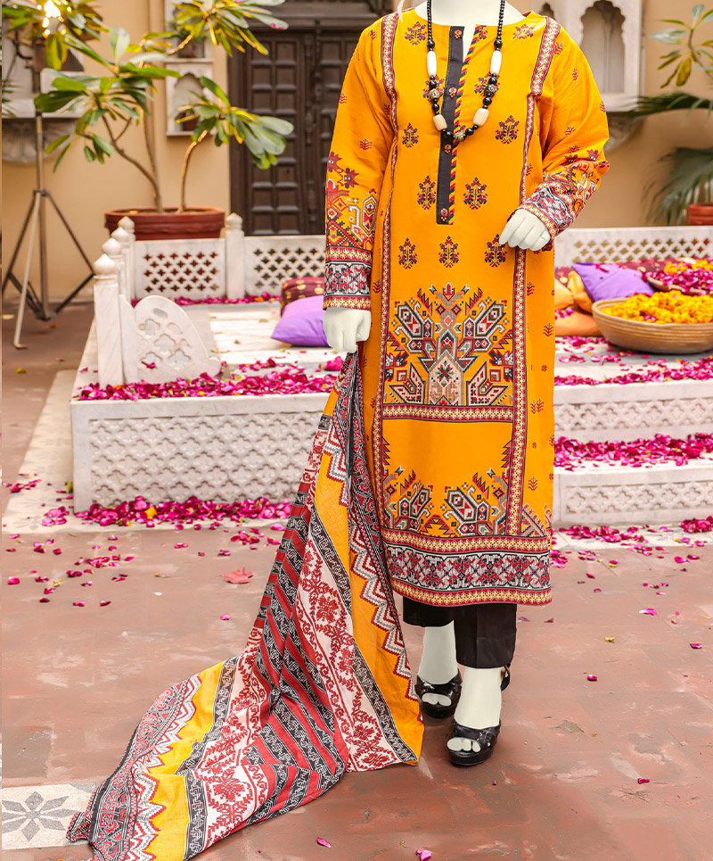 Damars 3 Pc Stitched Suit