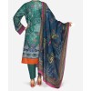 Classic Green 3 Pc Stitched Suit