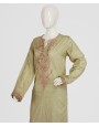 Pistachio Green 3 Piece Stitched Suit