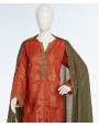 Sunset Glaze 3 Piece Stitched Suit