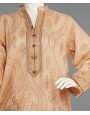 Beige Delight 3 Piece Stitched Suit