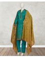 Minty Blue 3 Piece Stitched Suit