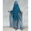 Fish Tail 2 Piece Set  Abaya-Marine