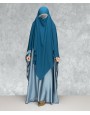 Fish Tail 2 Piece Set Abaya-Marine