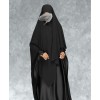 Fish Tail 2 Piece Set  Abaya-Black