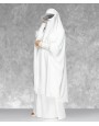 Jilbab 3 Piece Set - White