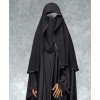 Taqwa Full Coverage Niqab - Black