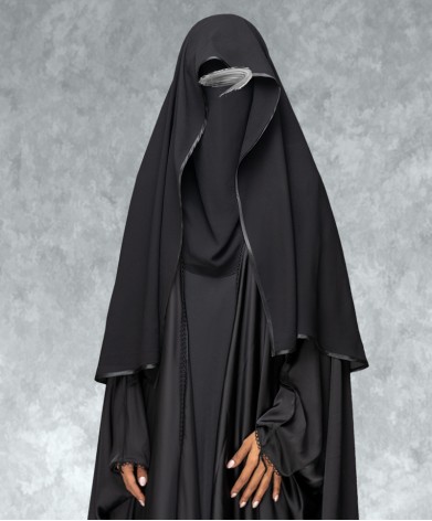 Taqwa Full Coverage Niqab - Black