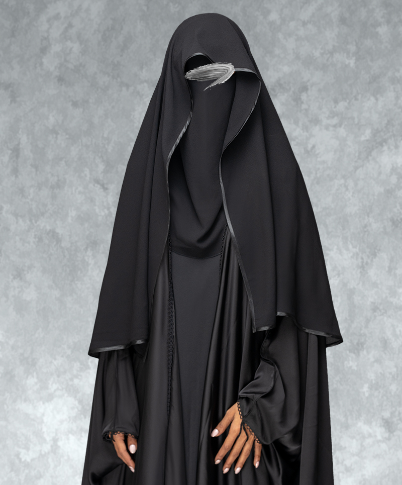 Taqwa Full Coverage Niqab - Black