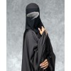 Short Niqab - Black