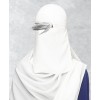 Short Niqab - White