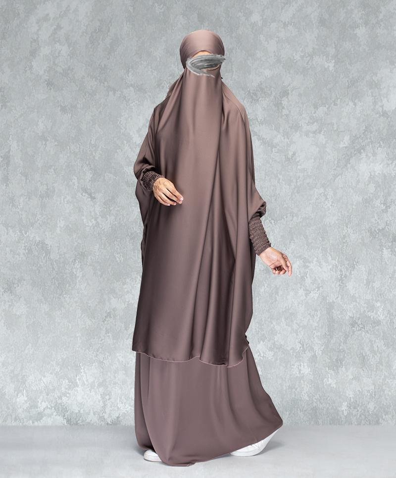 Jilbab 3 Piece Set - Cocoa