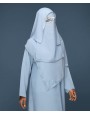 Noor 4 Pc Set Abaya - Powder Blue