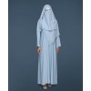 Noor 4 Pc Set Abaya - Powder Blue
