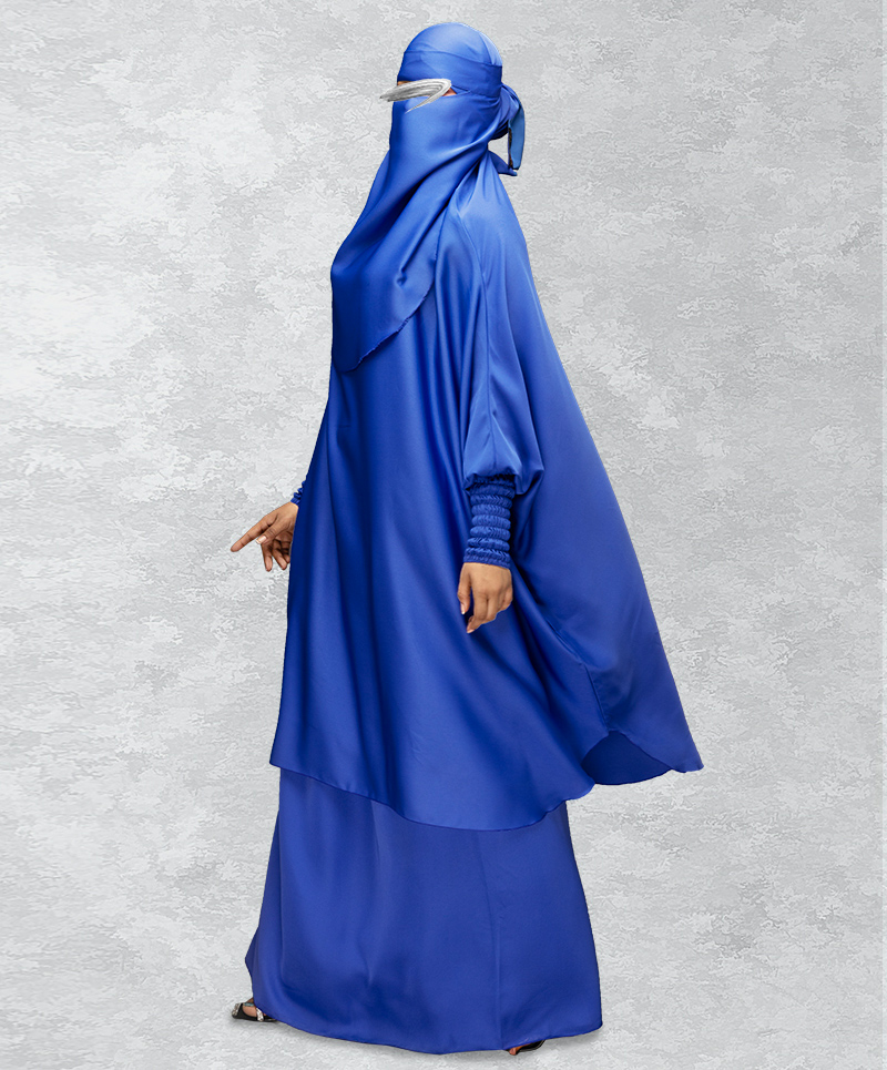 Jilbab 3 Piece Set - Blue 