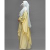 Butterfly-V 4 Piece Set Abaya - Yellow